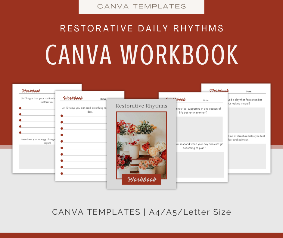 Restorative Daily Rhythms | Content & Journal Bundle