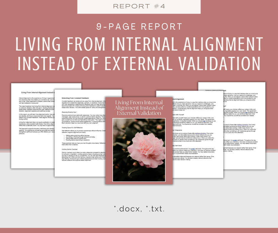 Self-Trust and Identity Reports | 5 Report Bundle