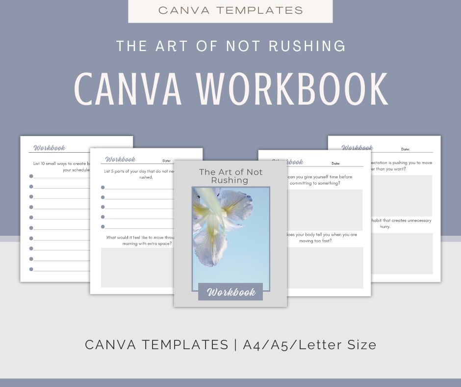 The Art of Not Rushing | Content & Journal Bundle
