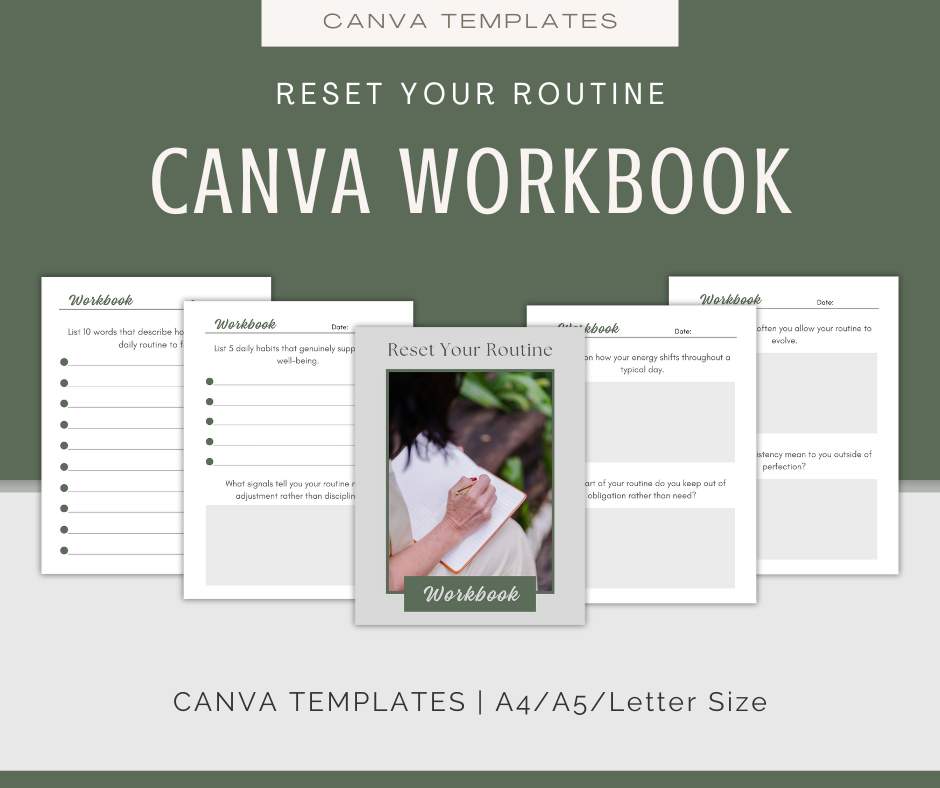Reset Your Routine | Content & Journal Bundle