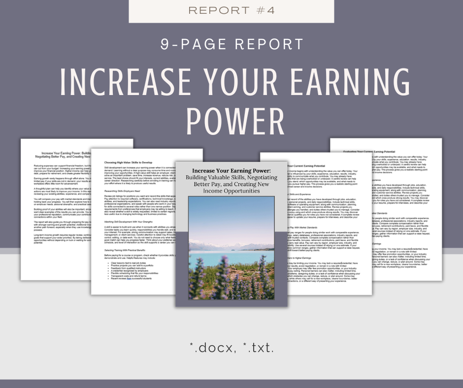 Financial Freedom Reports | 5 Report Bundle