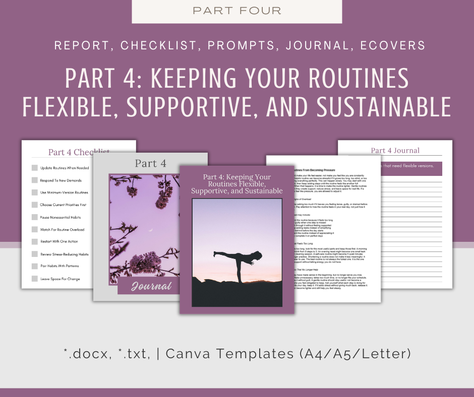 4-Part eCourse: Gentle Routines For Busy Women
