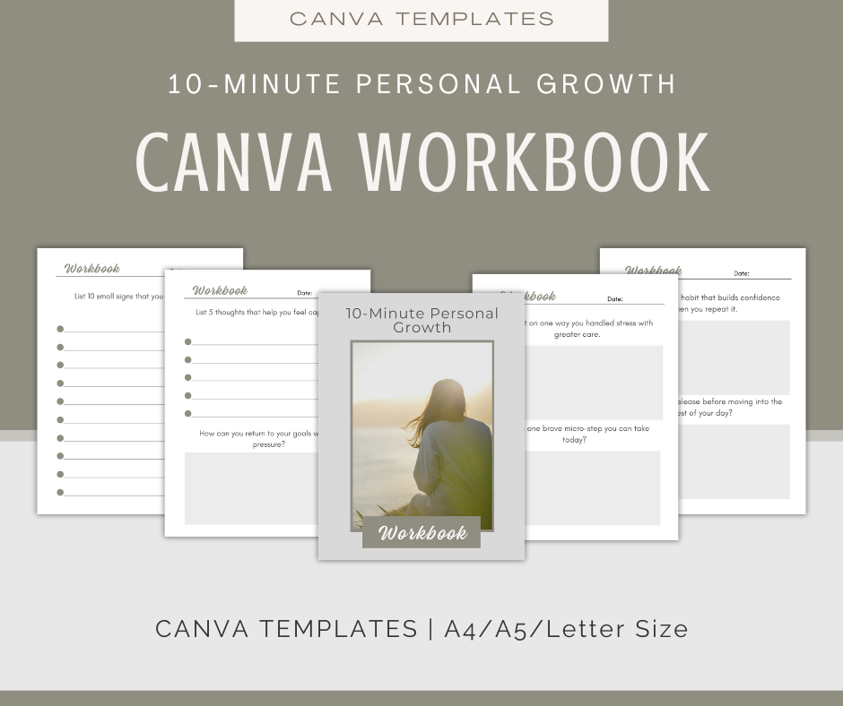 10-Minute Personal Growth | Content & Journal Bundle