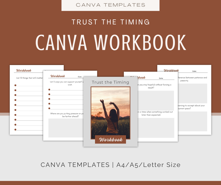 Trust the Timing | Content & Journal Bundle