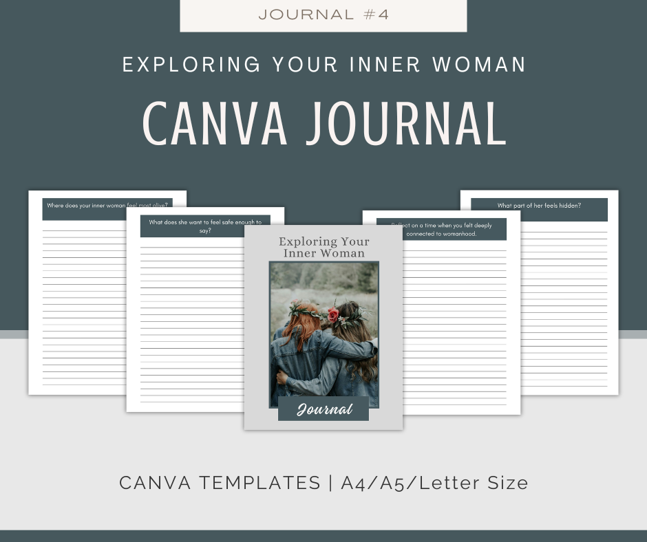 Sacred Feminine Self-Discovery Journal Collection | 10 Journals