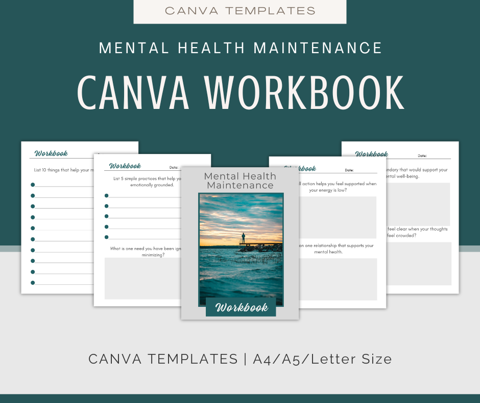 Mental Health Maintenance | Content & Journal Bundle