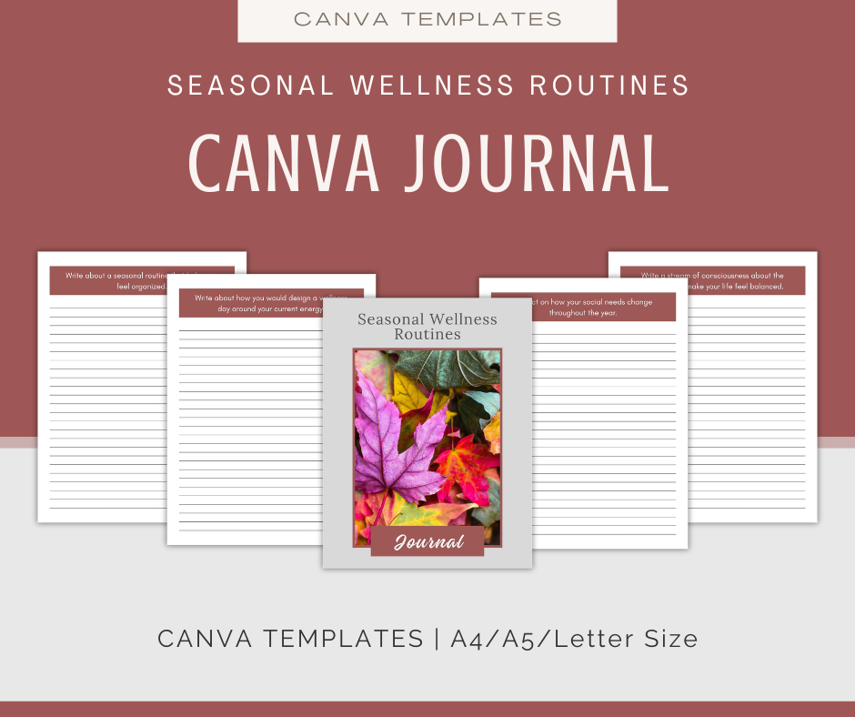 Seasonal Wellness Routines | Content & Journal Bundle