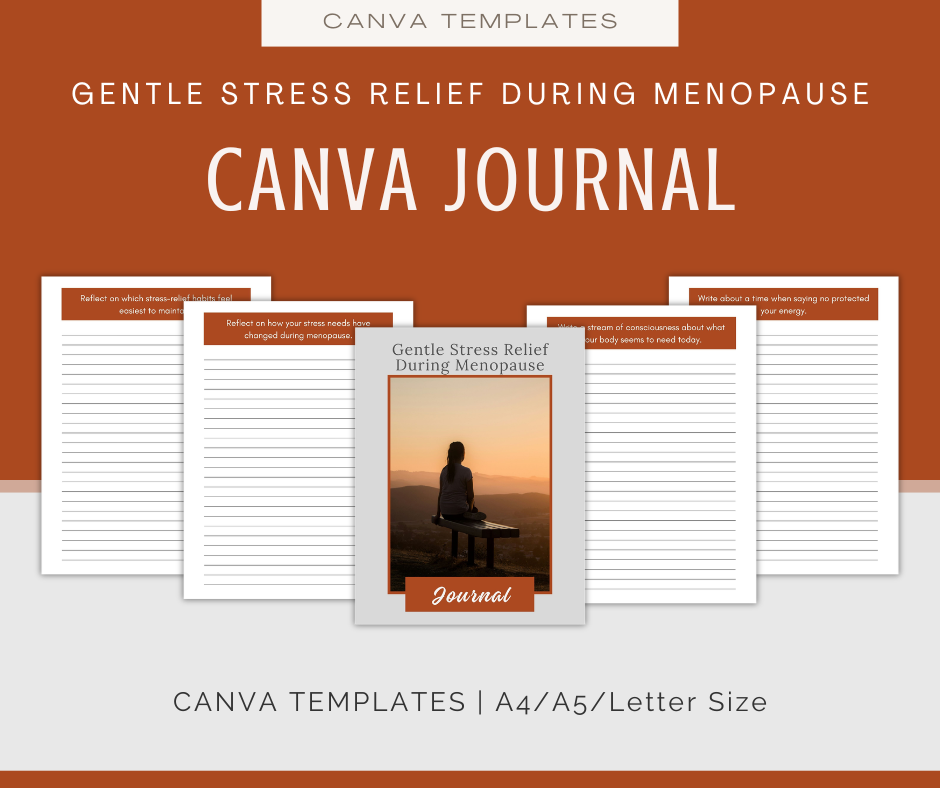 Gentle Stress Relief During Menopause | Content & Journal Bundle