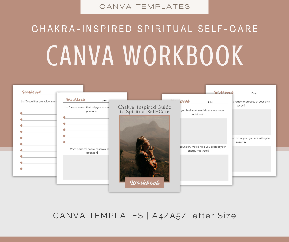 Chakra-Inspired Guide to Spiritual Self-Care | Content & Journal Bundle