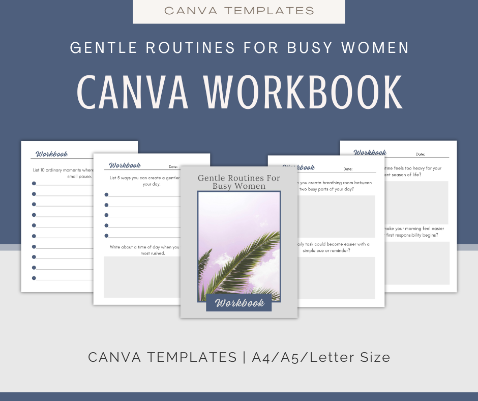 Gentle Routines For Busy Women | Content & Journal Bundle