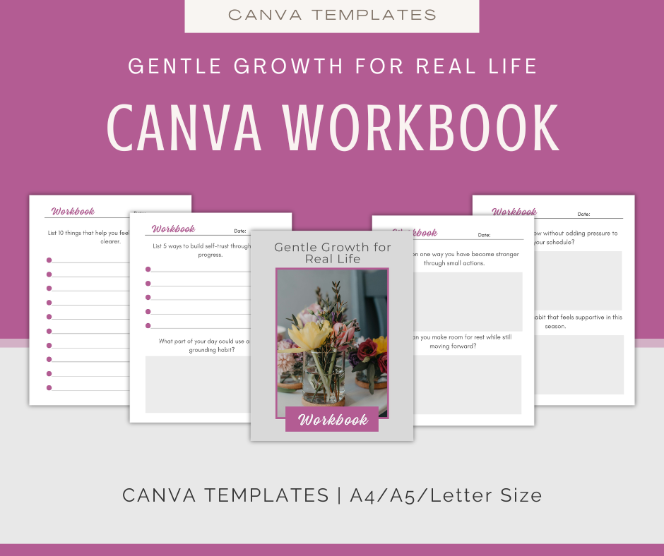 Gentle Growth For Real Life | Content & Journal Bundle