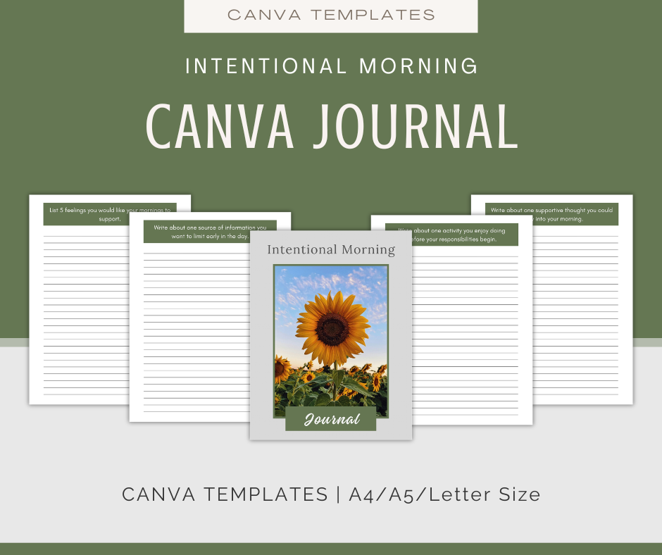 Intentional Morning | Content & Journal Bundle