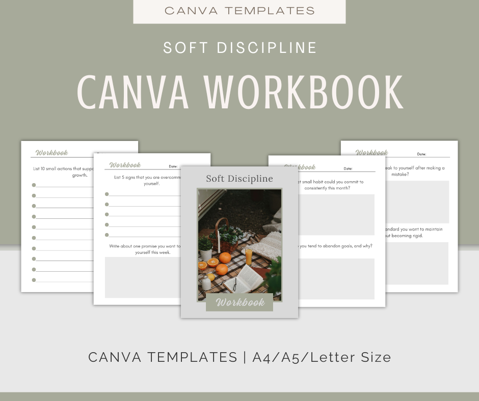 Soft Discipline | Content & Journal Bundle