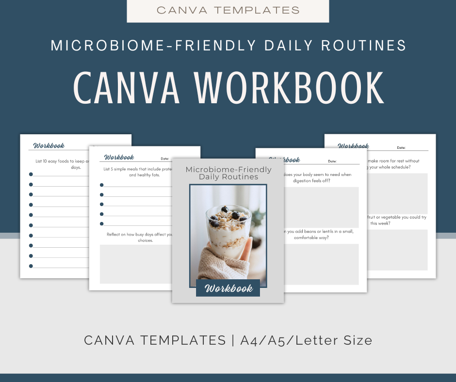 Microbiome-Friendly Daily Routines | Content & Journal Bundle