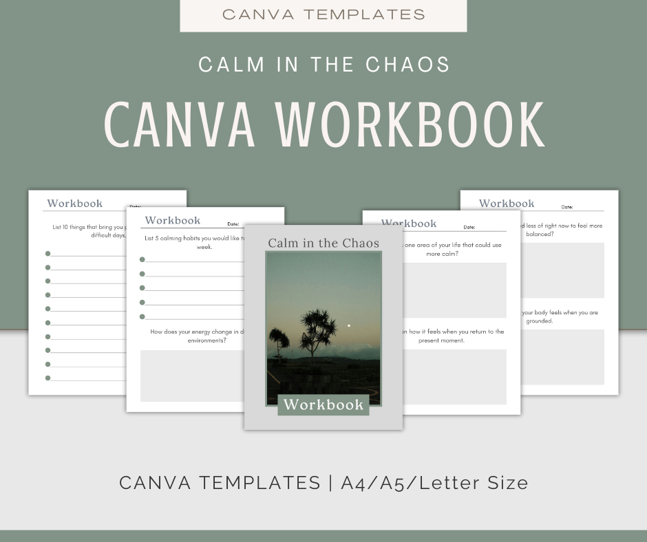 Calm in the Chaos | Content & Journal Bundle