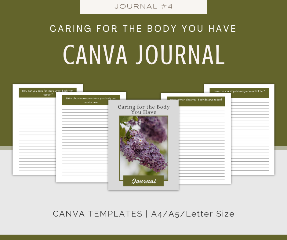Body Respect and Gentle Wellness Journal Collection | 10 Journals