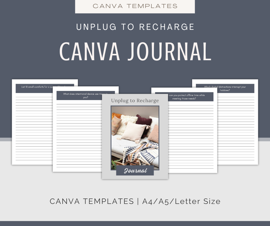 Unplug to Recharge | Content & Journal Bundle