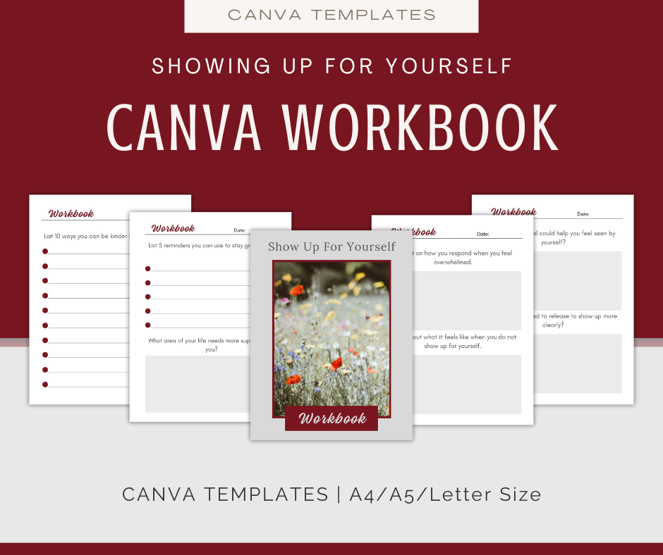 Showing Up For Yourself | Content & Journal Bundle