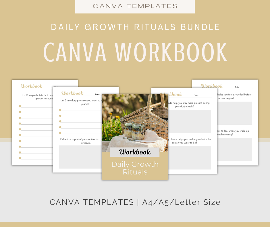 Daily Growth Rituals | Content & Journal Bundle