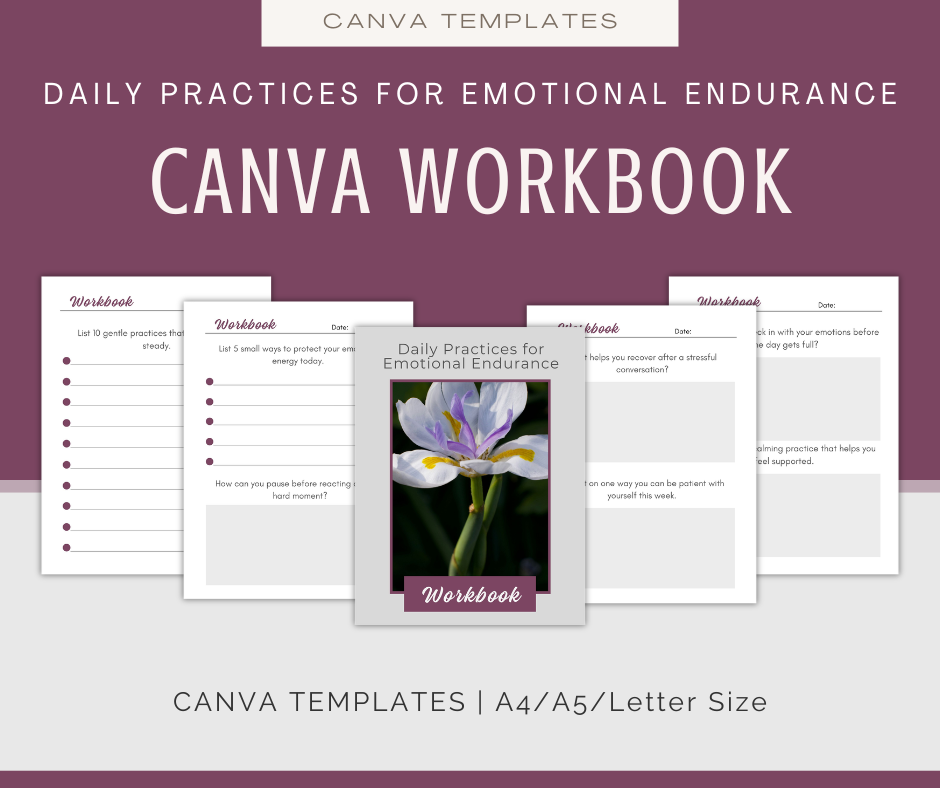 Daily Practices For Emotional Endurance | Content & Journal Bundle
