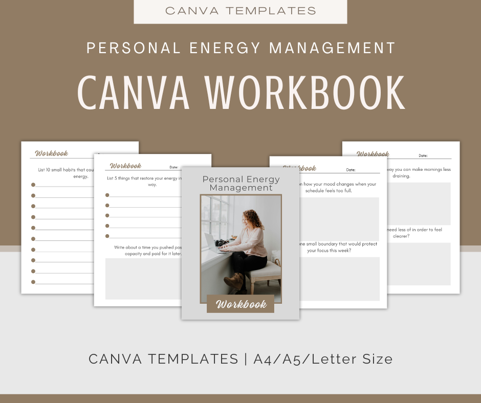 Personal Energy Management | Content & Journal Bundle