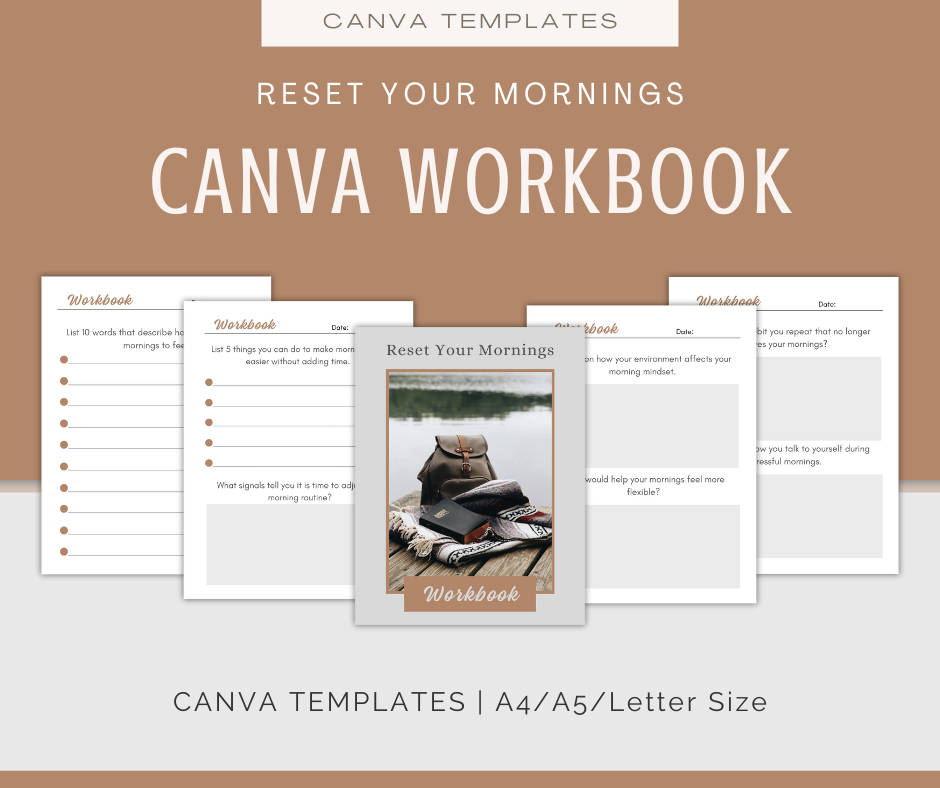 Reset Your Mornings | Content & Journal Bundle