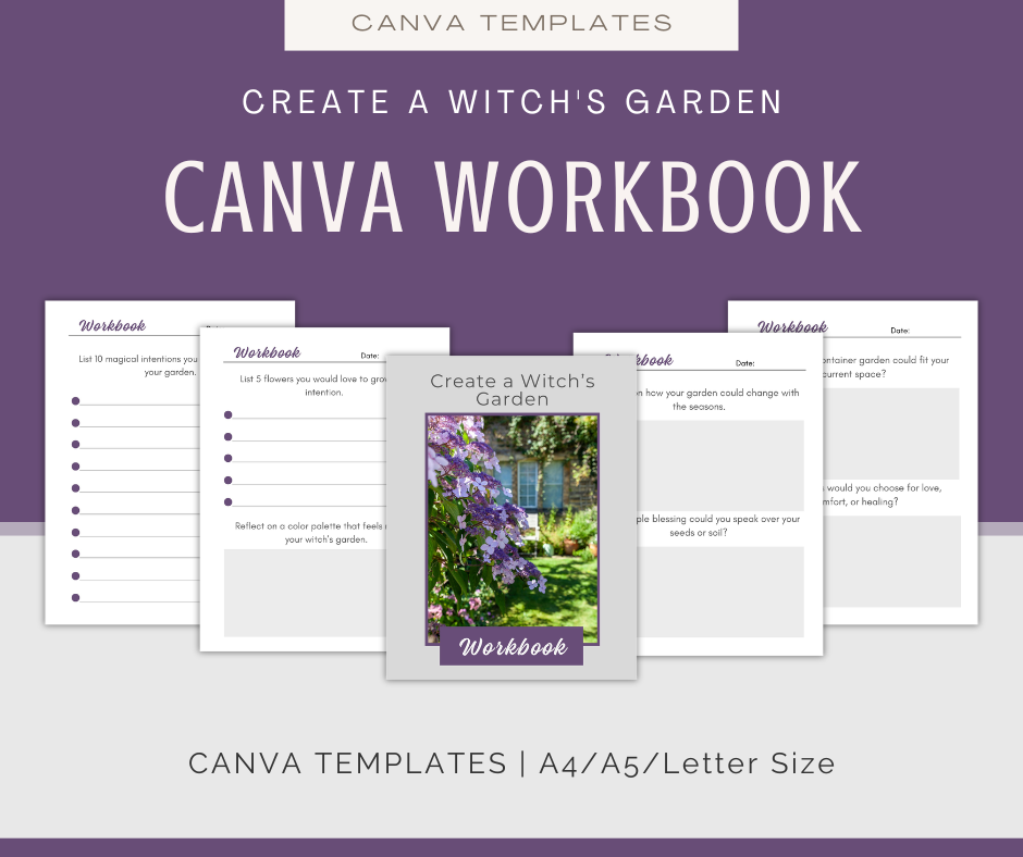 Create a Witch's Garden | Content & Journal Bundle