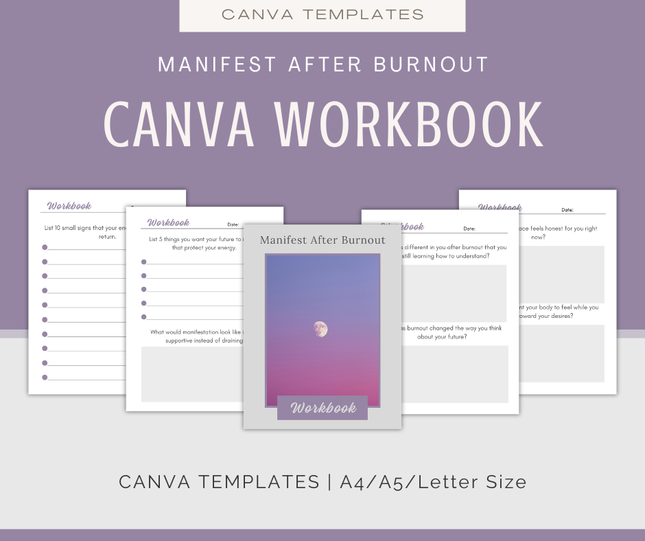 Manifest After Burnout | Content & Journal Bundle