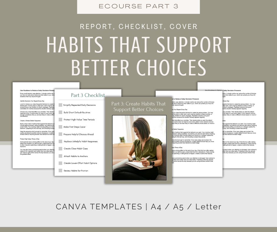 Self-Control | MEGA Content and Templates Bundle