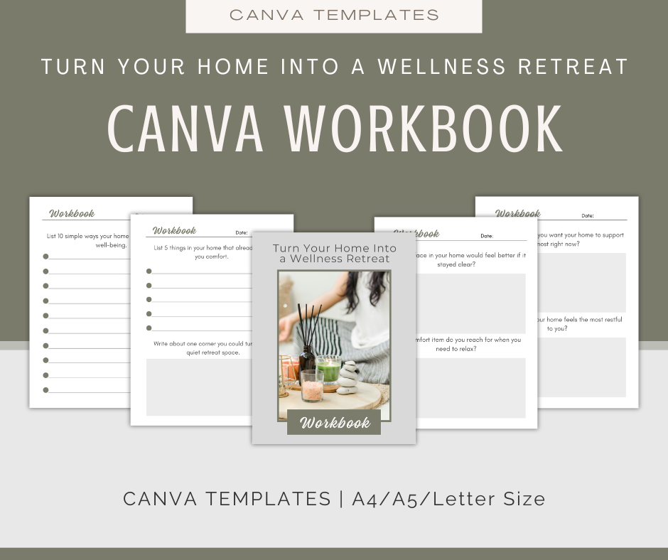Turn Your Home Into a Wellness Retreat | Content & Journal Bundle