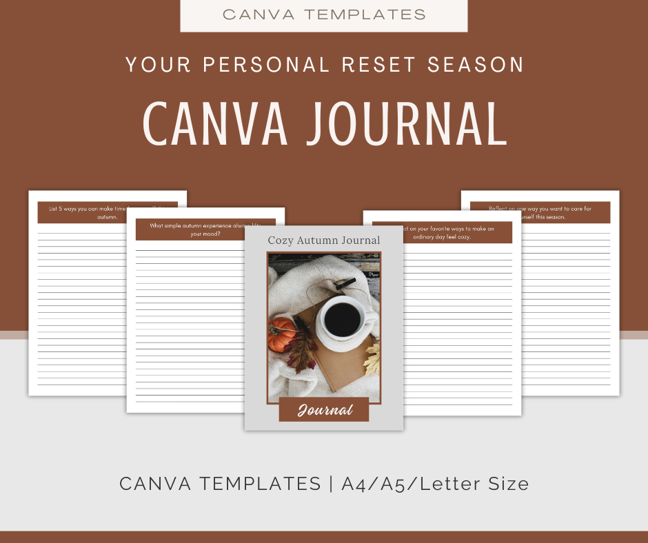 Cozy Autumn Journaling | Content & Journal Bundle