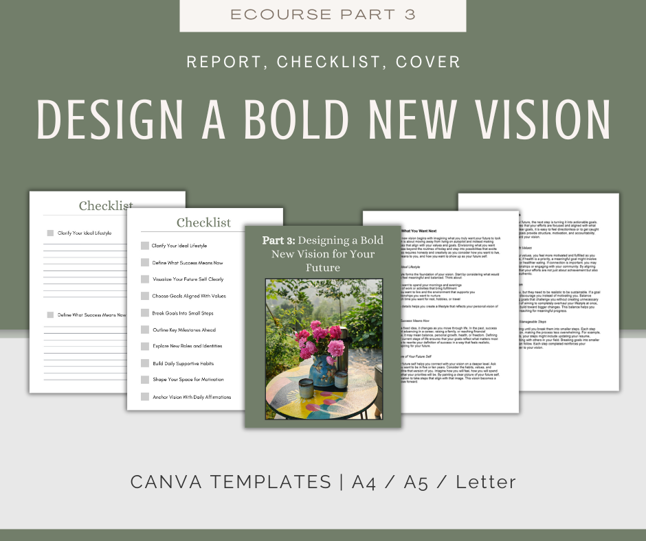 Reinvent Yourself Later in Life | MEGA Content and Templates Bundle