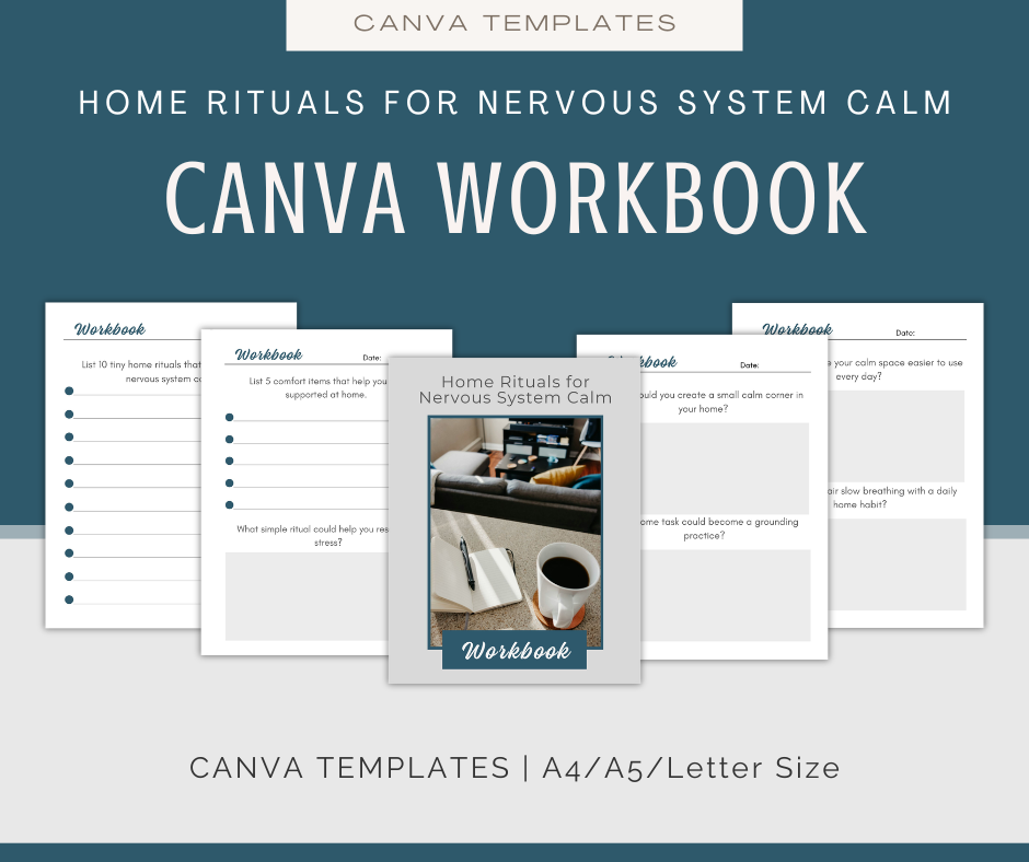 Home Rituals for Nervous System Calm | Content & Journal Bundle