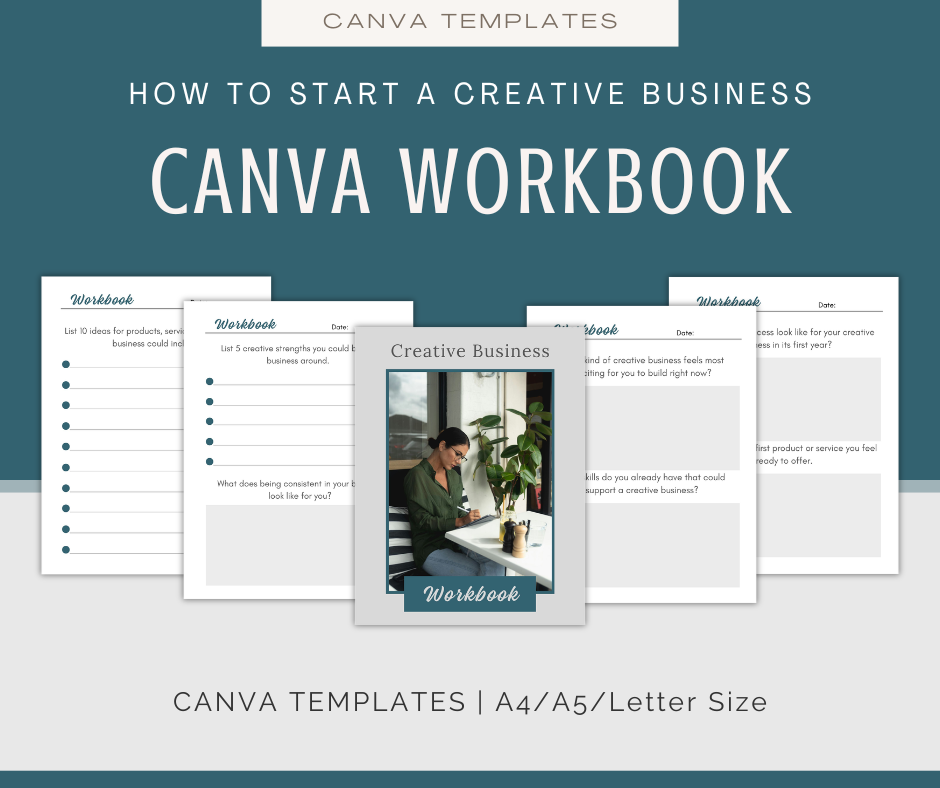 How to Start a Creative Business | Content & Journal Bundle