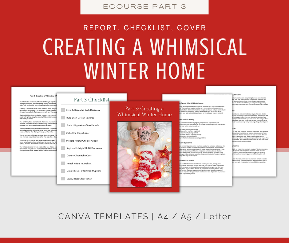 Whimsical Winter | MEGA Content and Templates Bundle