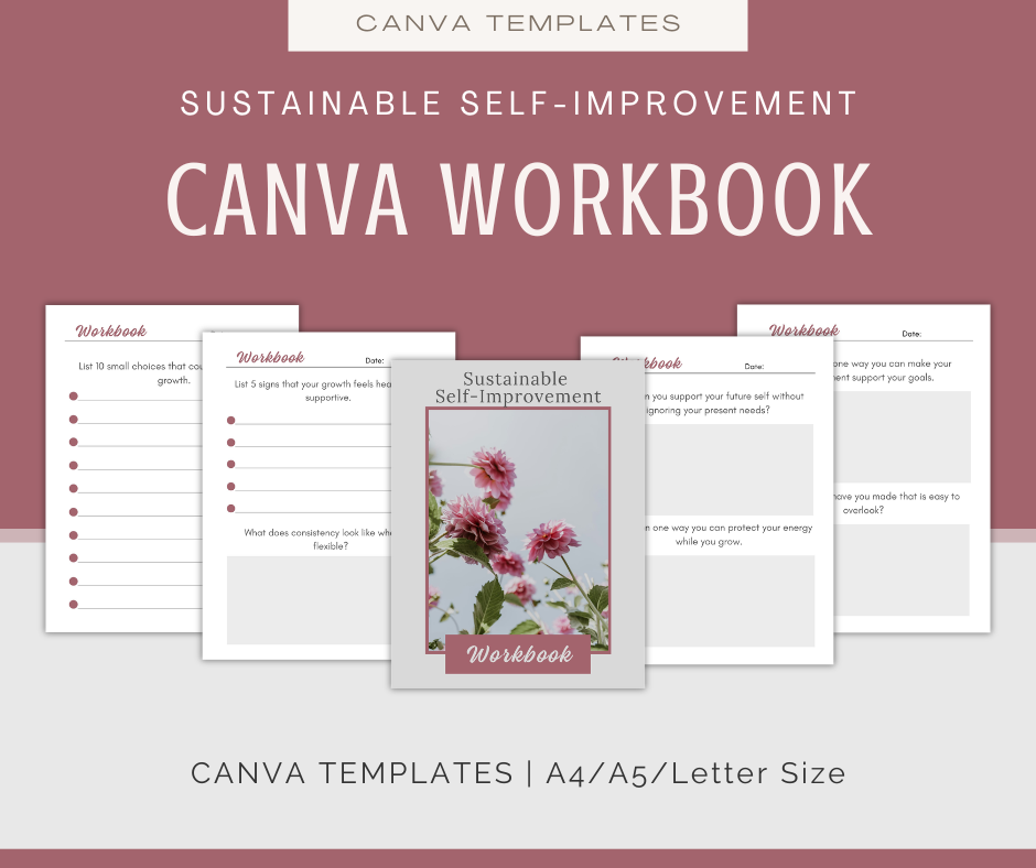 Sustainable Self-Improvement | Content & Journal Bundle