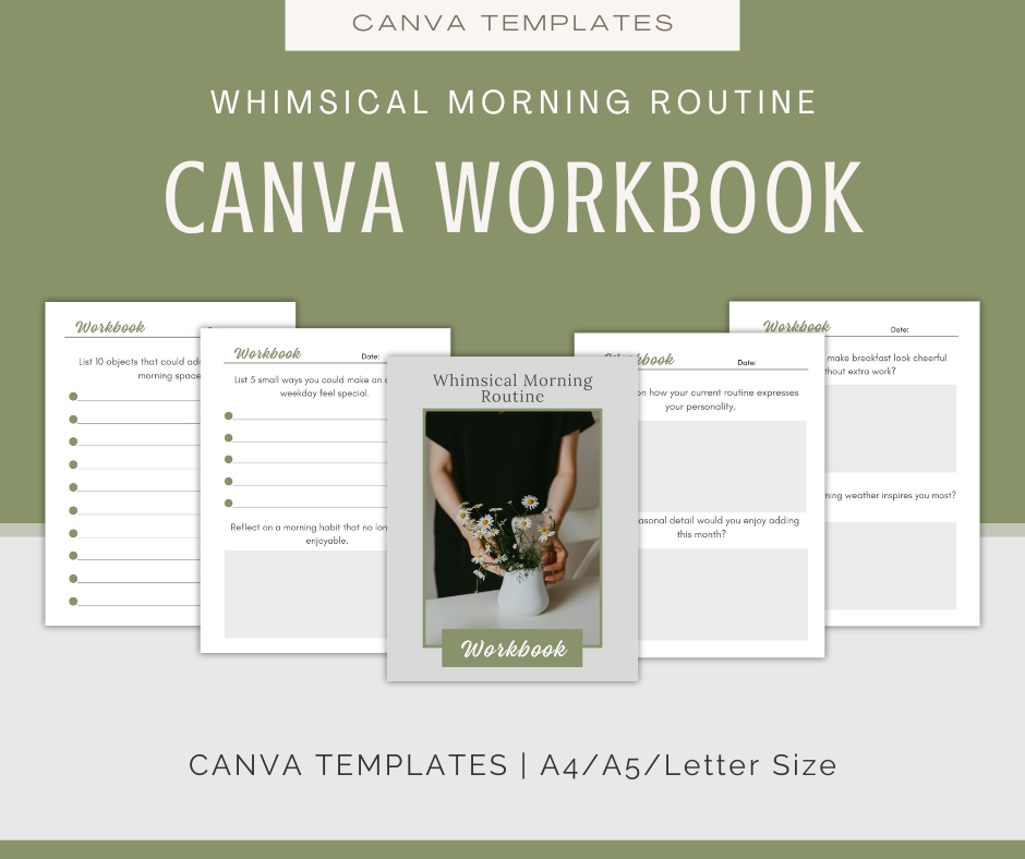 Whimsical Morning Routine | Content & Journal Bundle