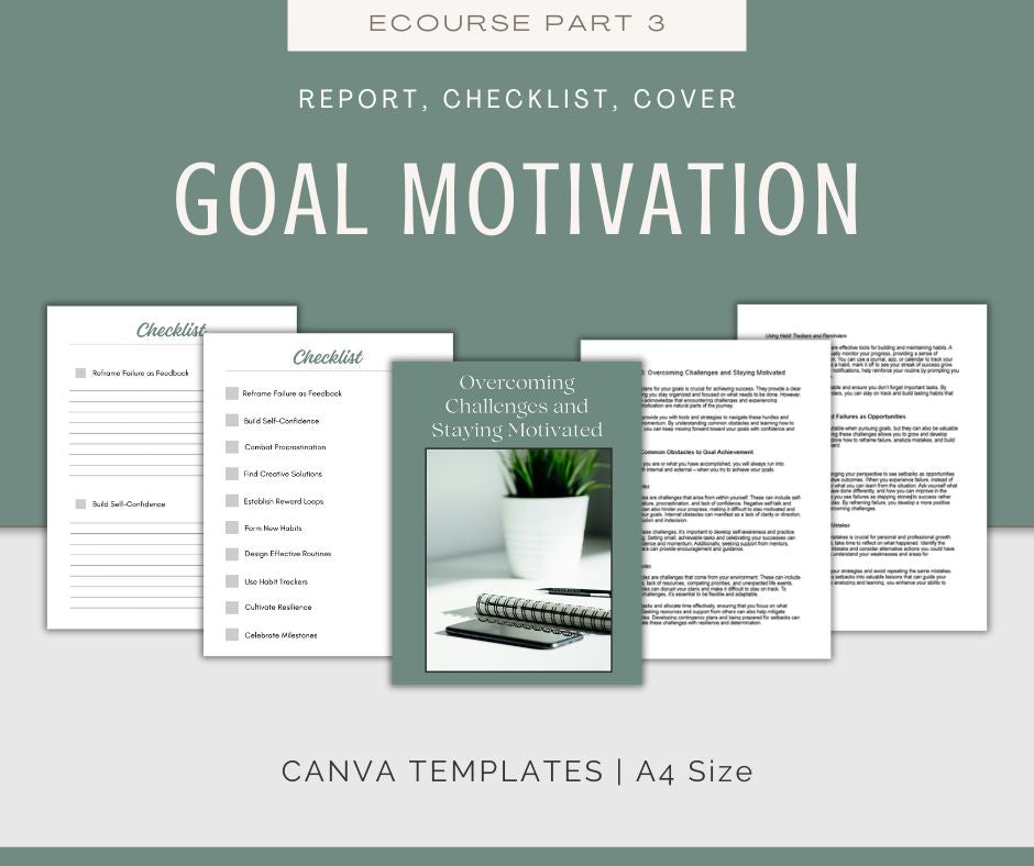 Goal Setting | MEGA Content and Templates Bundle