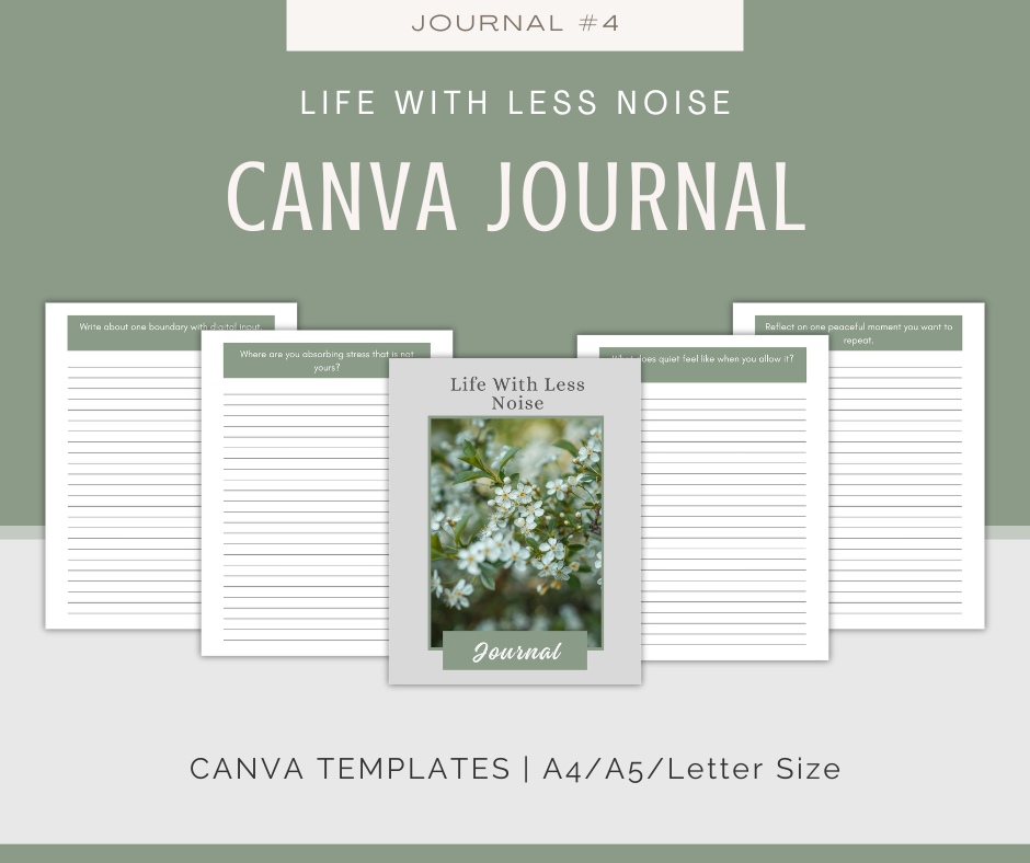 Simple Living for a Clearer Mind Journal Collection | 10 Journals