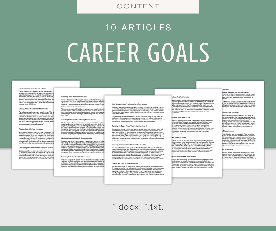 100 Goal-Setting Articles