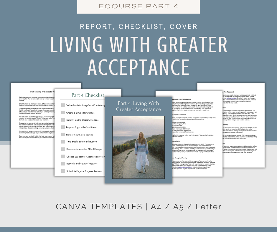 Radical Self-Acceptance | MEGA Content and Templates Bundle