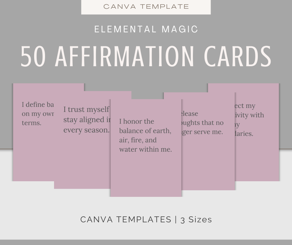 Elemental Magic | Content & Journal Bundle