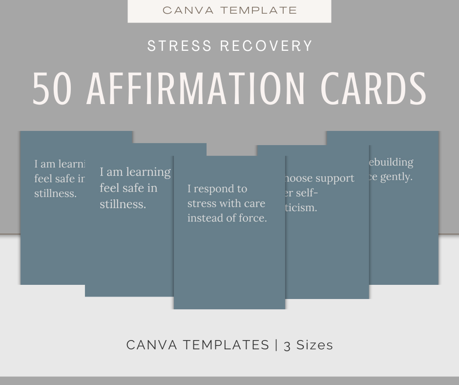 Stress Recovery | Content & Journal Bundle