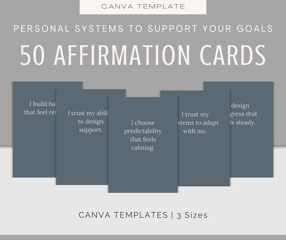 Personal Systems to Support Your Goals | Content & Journal Bundle