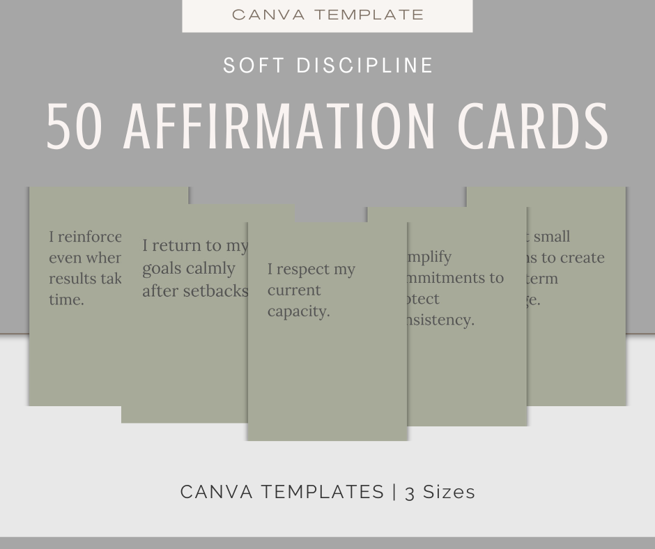 Soft Discipline | Content & Journal Bundle