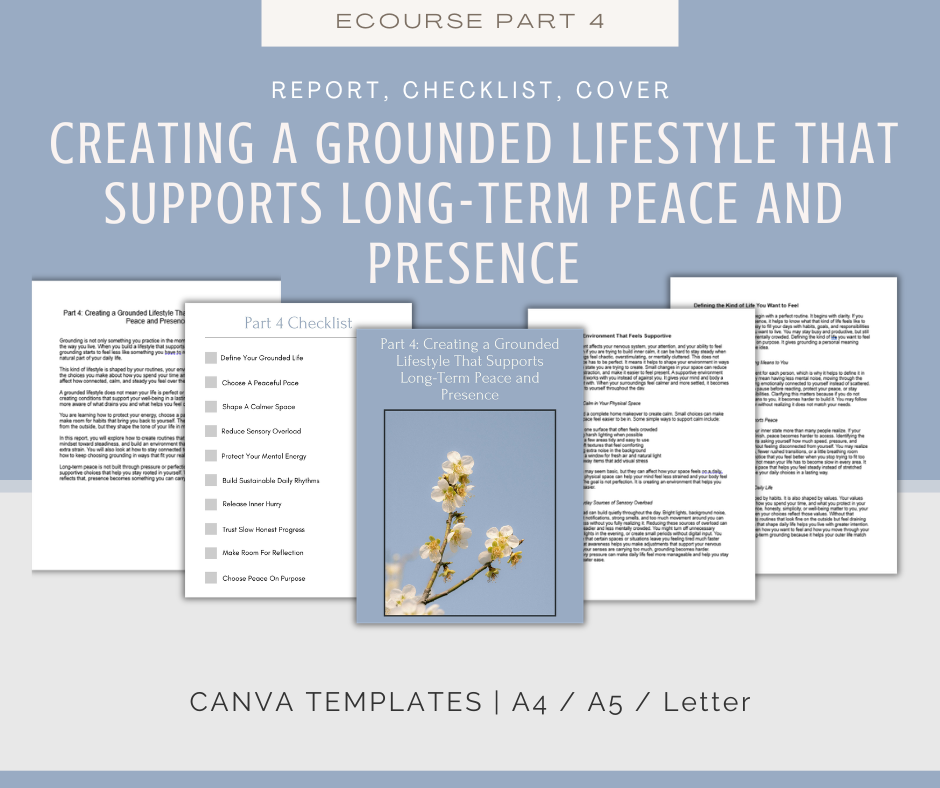 Grounded and Present | MEGA Content and Templates Bundle