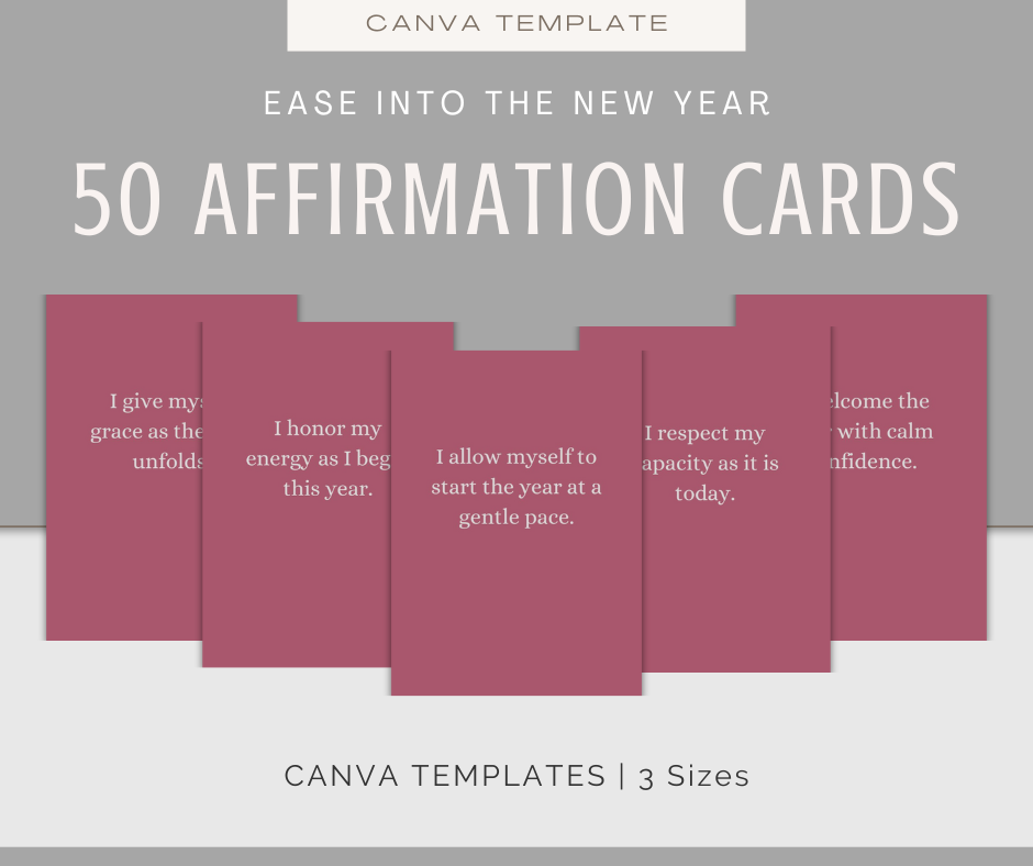 Ease Into the New Year | Content & Journal Bundle