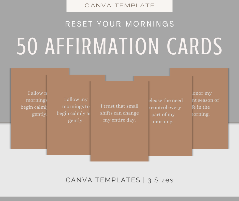 Reset Your Mornings | Content & Journal Bundle