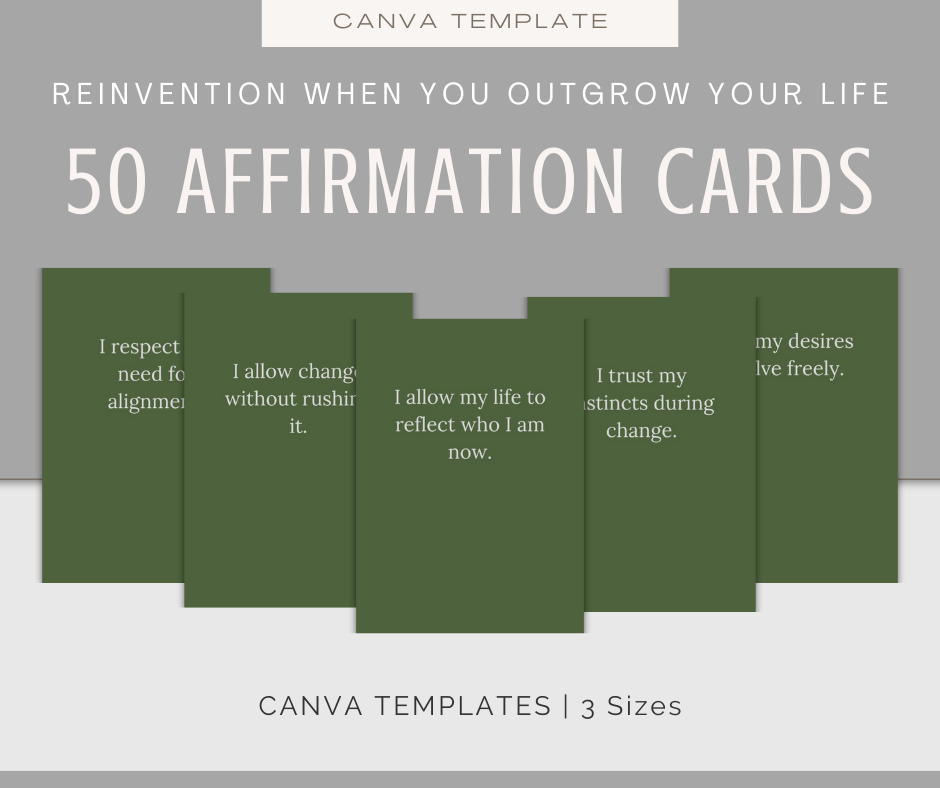 Reinvention When You Outgrow Your Life | Content & Journal Bundle