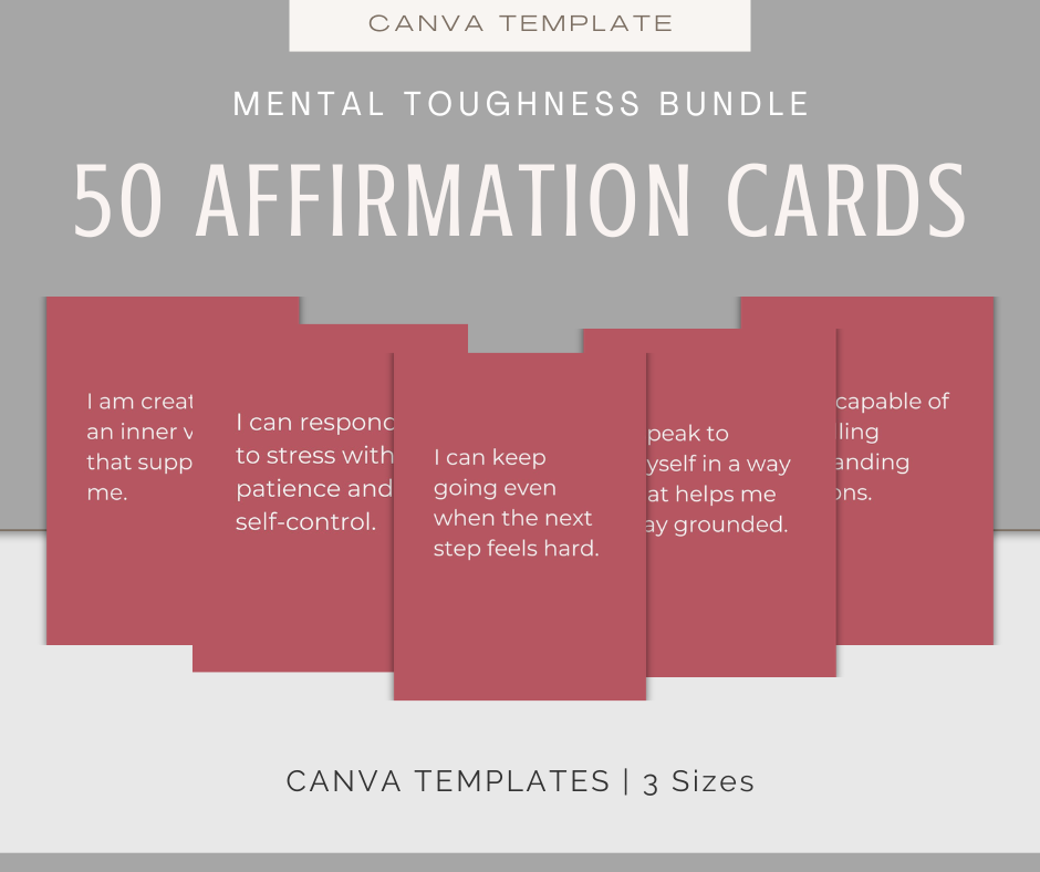 Mental Toughness | Content & Journal Bundle